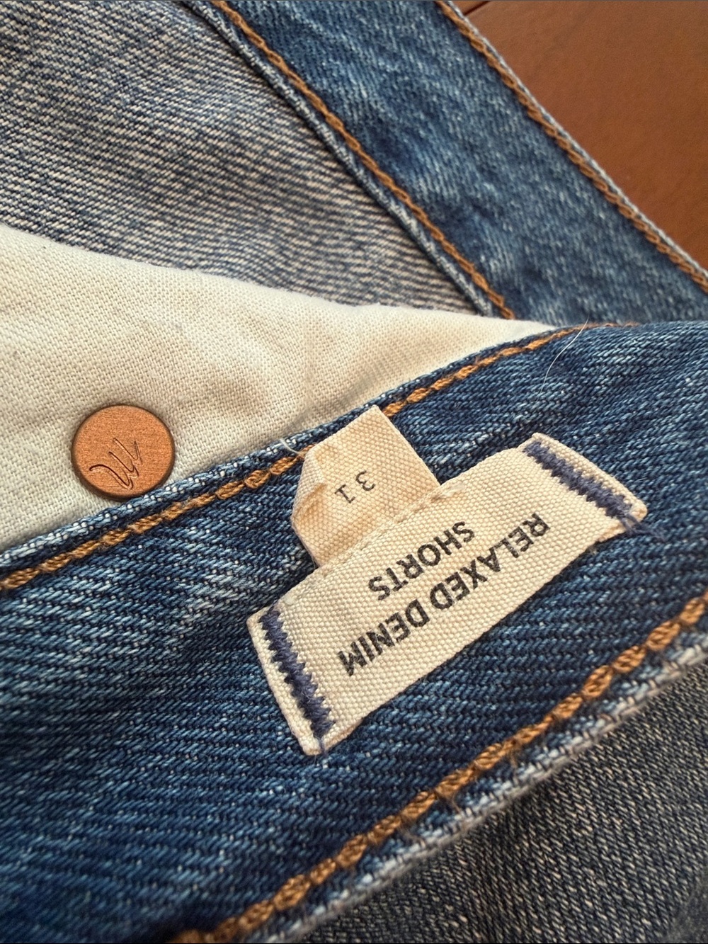Madewell Light Blue Relaxed Denim Cutoff Shorts - Picture 2 of 5